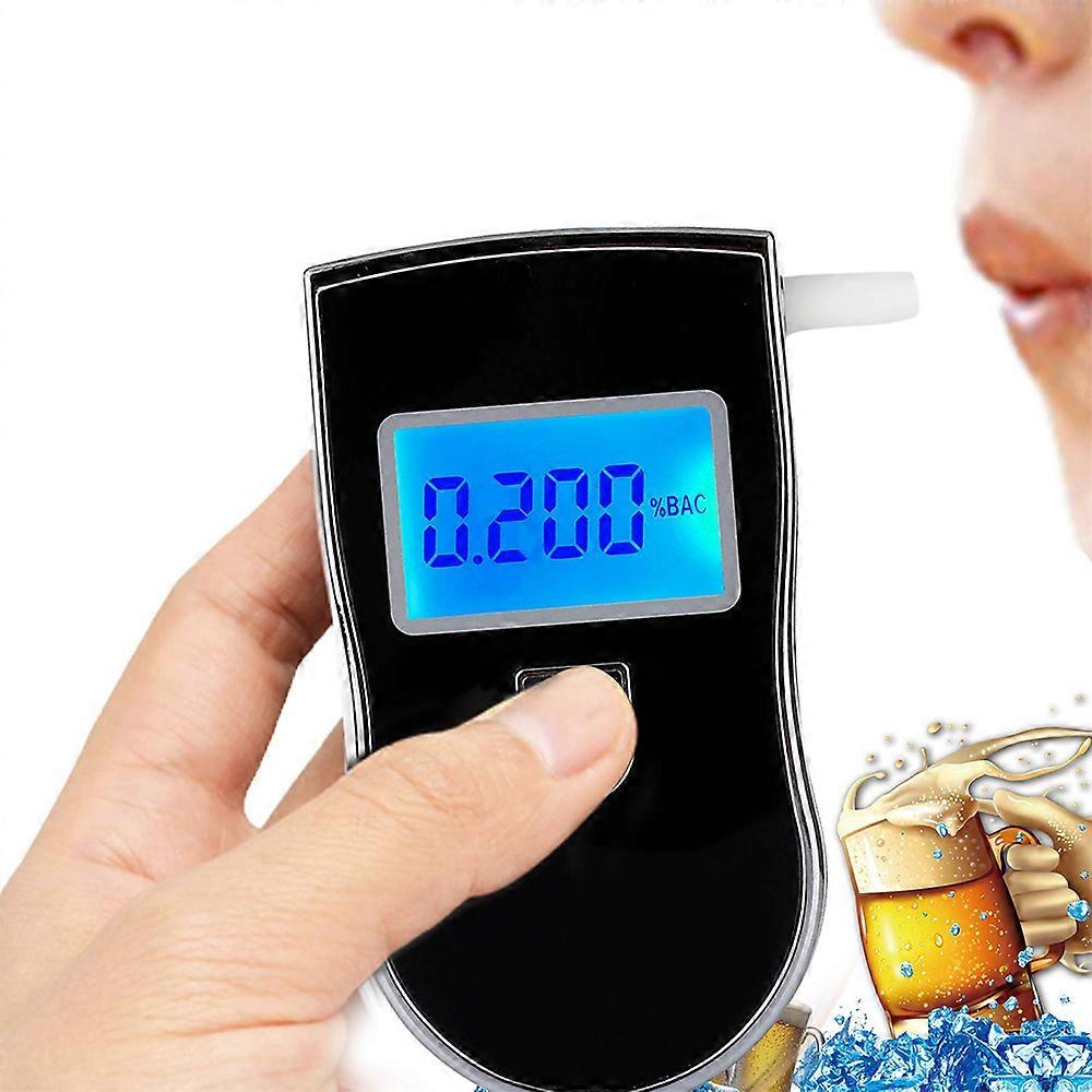 Alcohol Tester With 15 Mouthpieces,With Backlight Lcd Screen