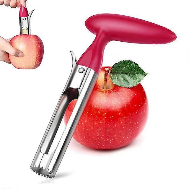 Apple Corer Stainless Steel Apple Pears Core Remover Tool Fruit Cutter Seeder Slicer Knife