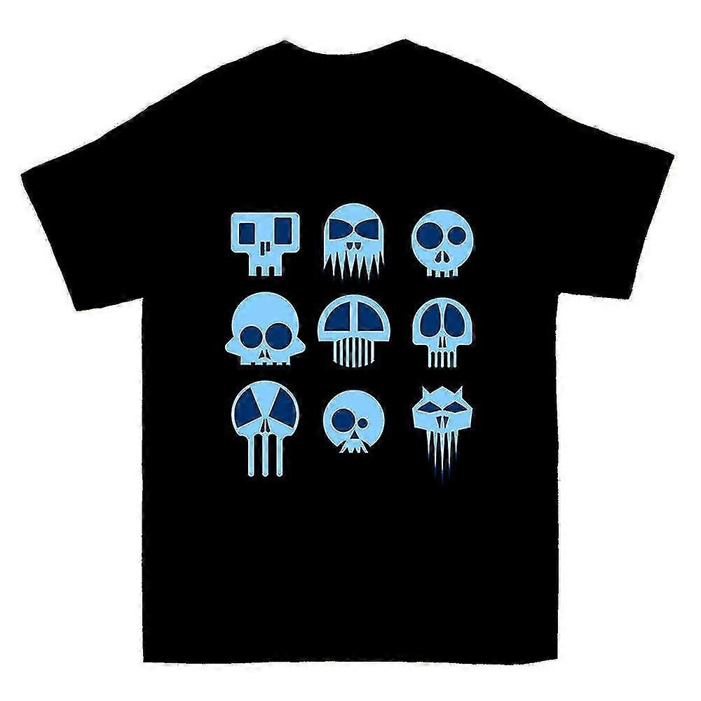Nine Blue Skulls T-shirt