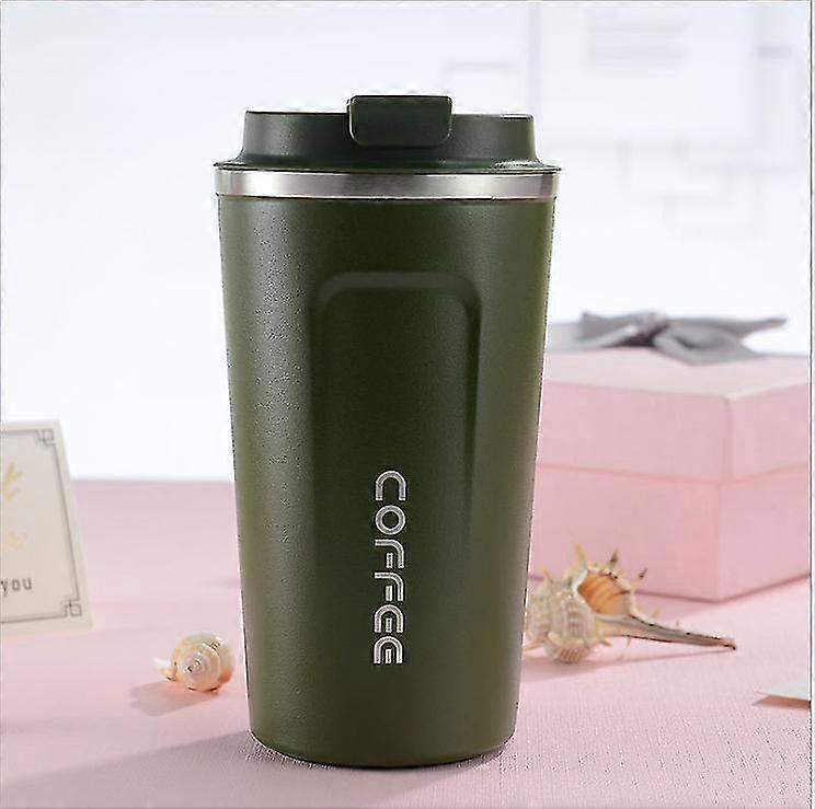 New 500/380ml Thermos Flask Coffee Mug Thickened Big Car Thermos Mug Travel Thermo Cup