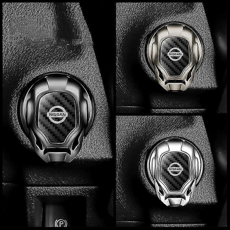 1 Item Apply To Nissan Engine Start Stop Button Cover Push Start Button Cover Ignition Decoration Protective Cover Universal Button