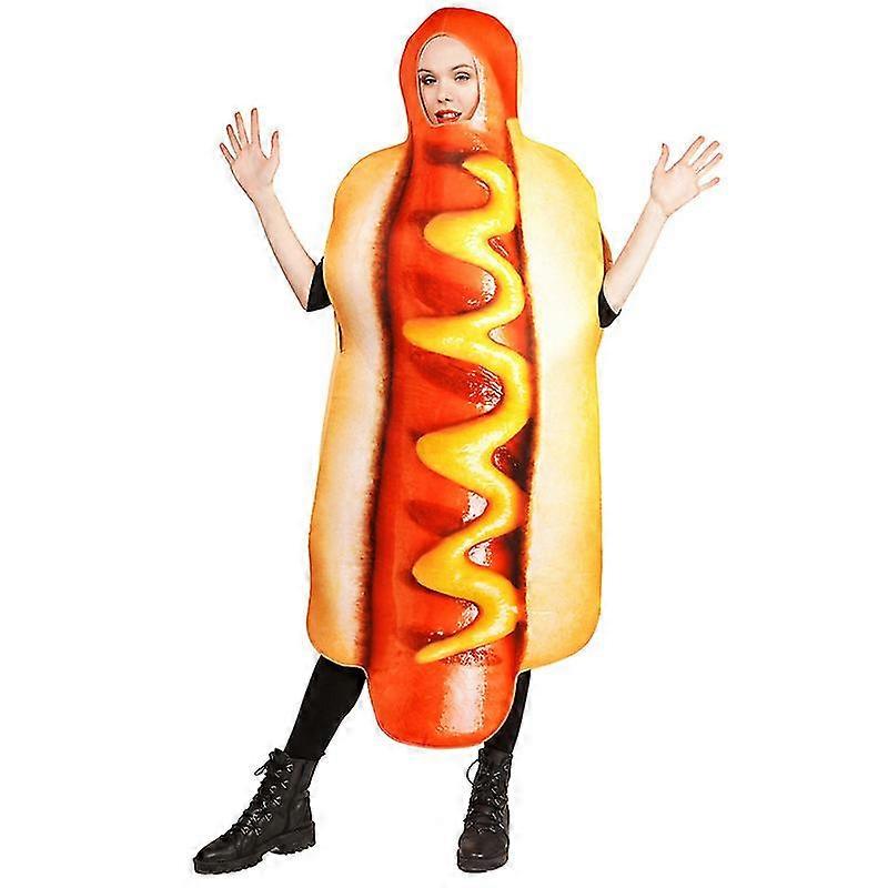 Funny Hot Dog Jumpsuit Cosplay Costume For Stage Performance