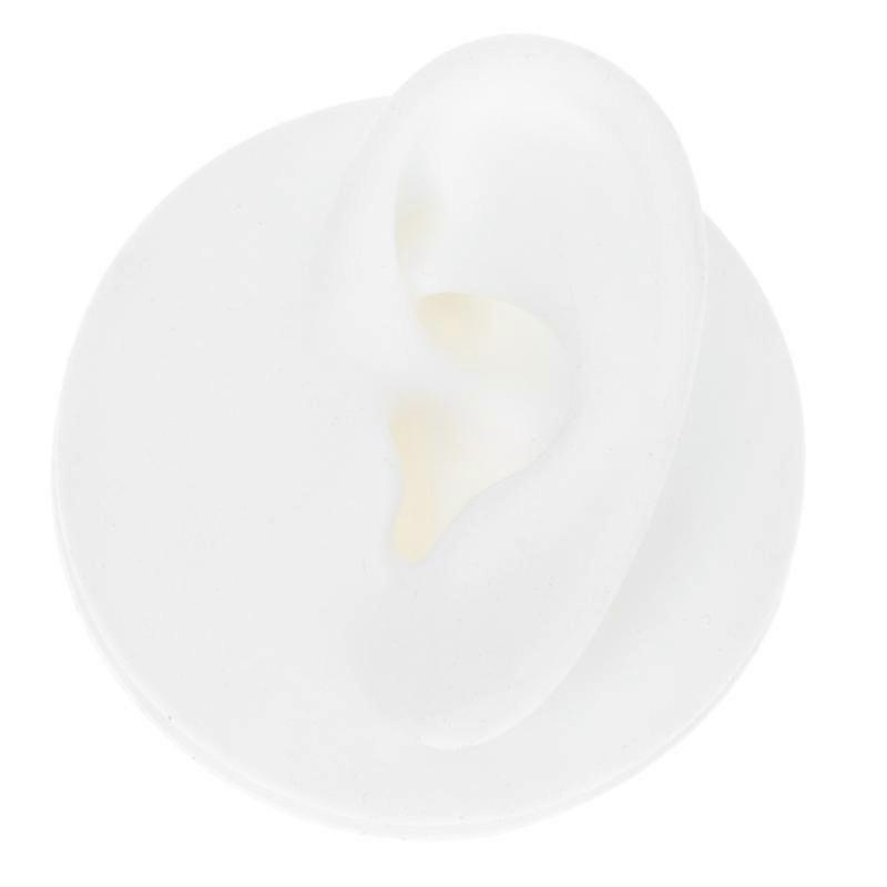 1pc Silicone Ear Model Simulation Piercing Ear Model Hearing Aid Display Prop