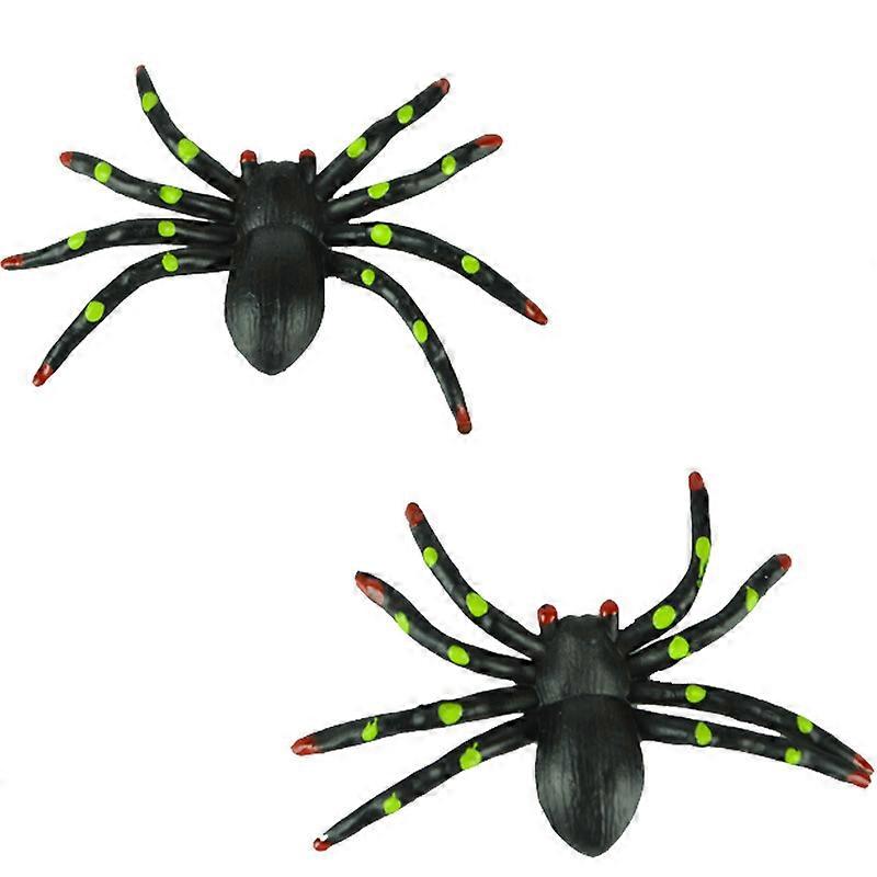 Halloween spider toy Simulation black spider model Decoration props