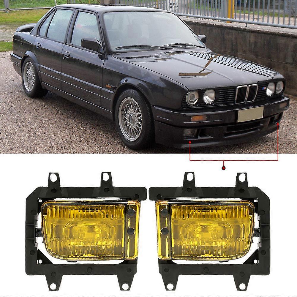 Pair of Left & Right Front Fog Light Transparent Plastic Lens Kit for ...
