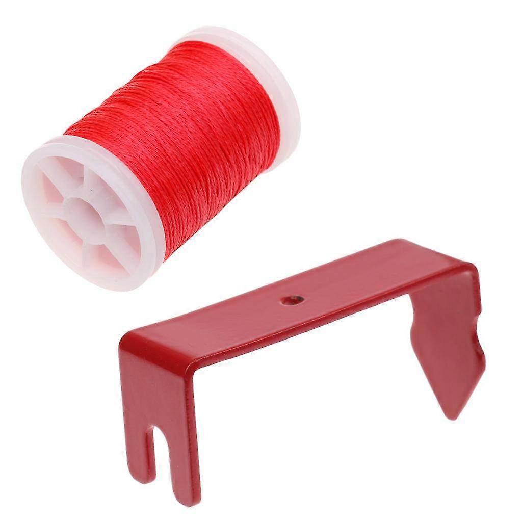 120m Bow String Serving Thread+ Peep Sight Installer Bowstring Separator Red