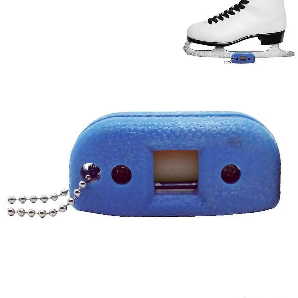 Hockey Skate Sharpener Width Adjustable Ice Skate Sharpener Ice Skating Edge Blade Sharpener With Key Chain For Figure Skates