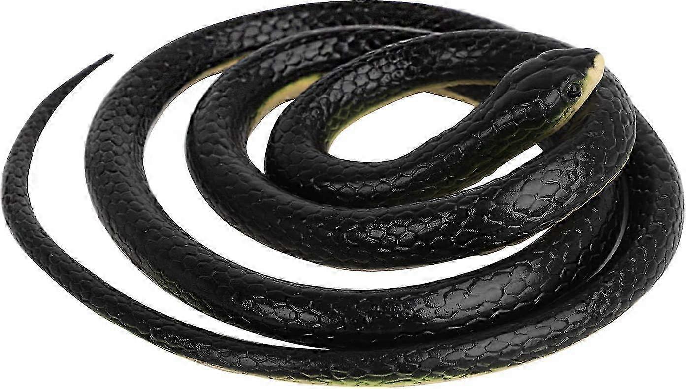 Cobra falsa de borracha realista Brinquedo de cobra falsa flexível 50 polegadas-bom