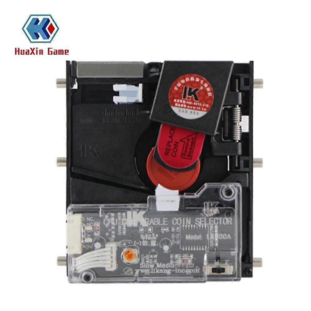 Top Entry Single Coin Acceptor Token Selector Coin Mech för Arcade Game Cabinet Kiosk Varuautomater, LK800P