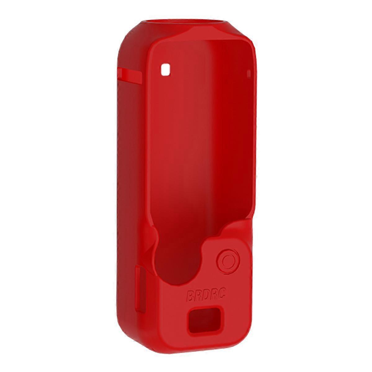 Silicone Protective Case for 3 Cover Handheld Camera Cover Gimbal Camera Accessories,Red