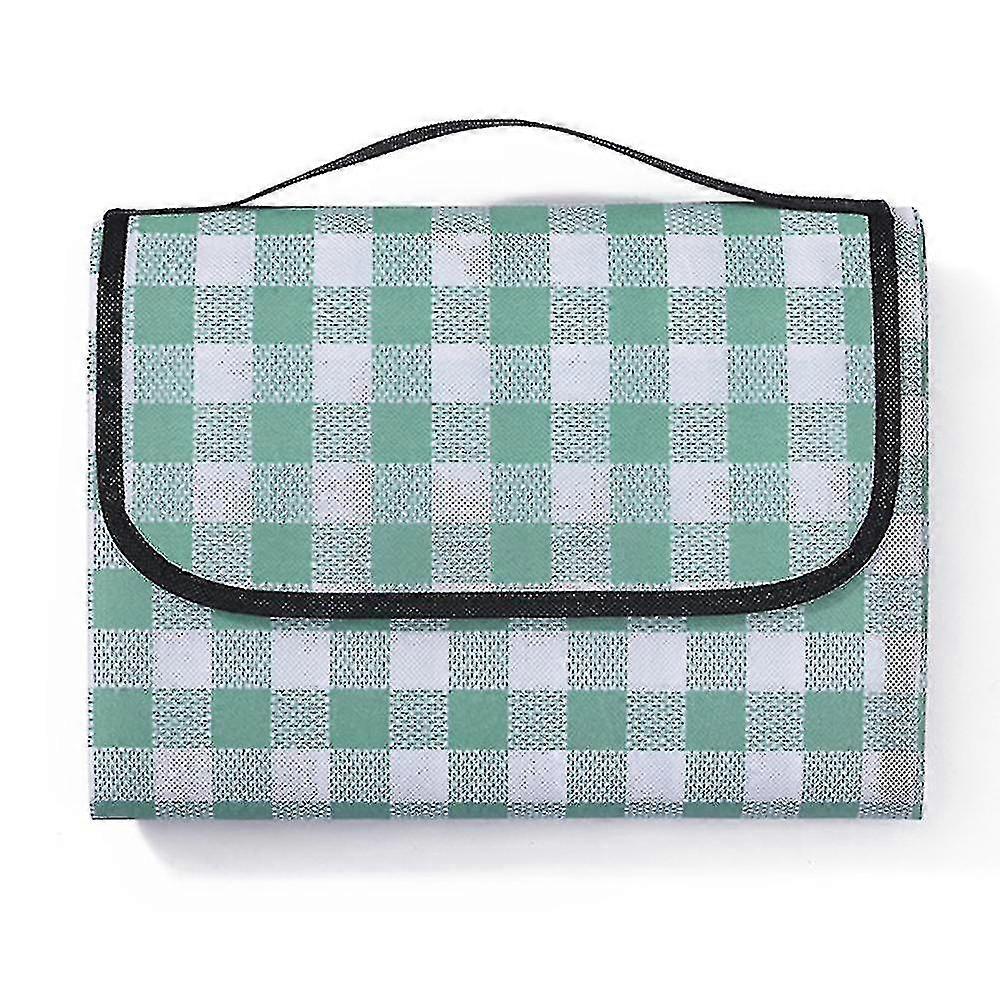 Picknickdecke Grün Quadrat-180 * 200cm