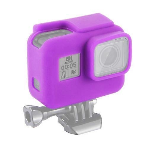 PULUZ Shock-proof Silicone Protective Case with Lens Cover for GoPro HERO 2018 /7 Black /6 /5 with Frame