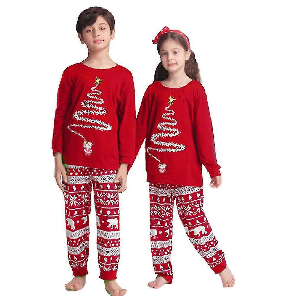 Perhe Matching Joulu Pyjama sets Xmas Yöasut Yöasut Asut