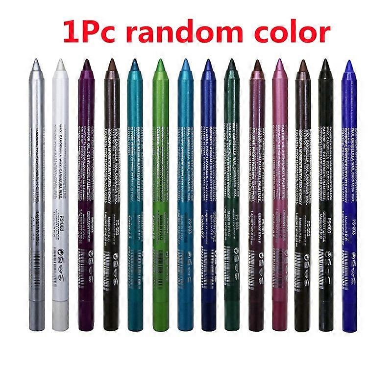 12 لون طويل الأمد كحل قلم رصاص مقاوم للماء الصباغ الأخضر البني كحل القلم أزياء النساء لون ماكياج العين مستحضرات التجميل TSLM1