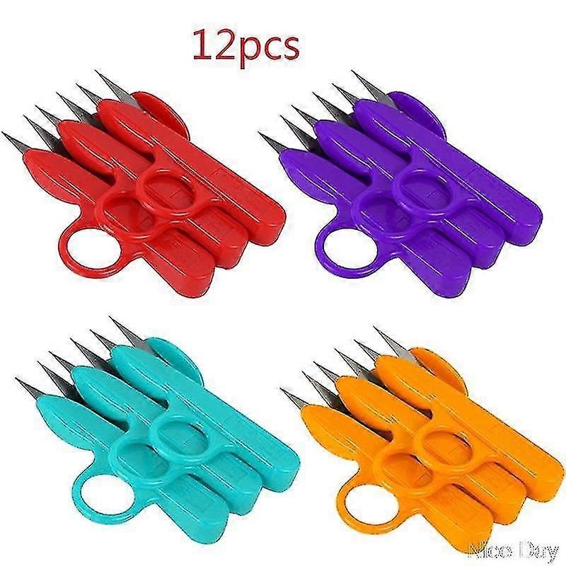 12pcs Eagle Yarn Scissors Household Thread Cutting Scissors