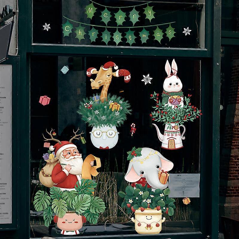 1set Christmas Window Sticker Merry
