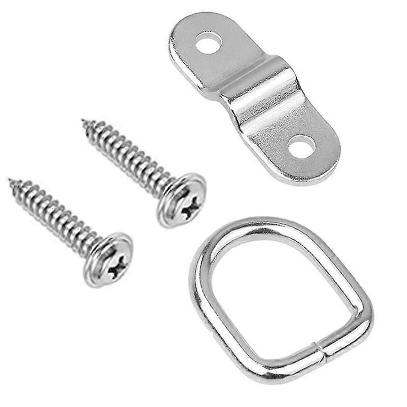 Mounting Ring for Fixing Ring 6 Pcs and 12 screws, silver