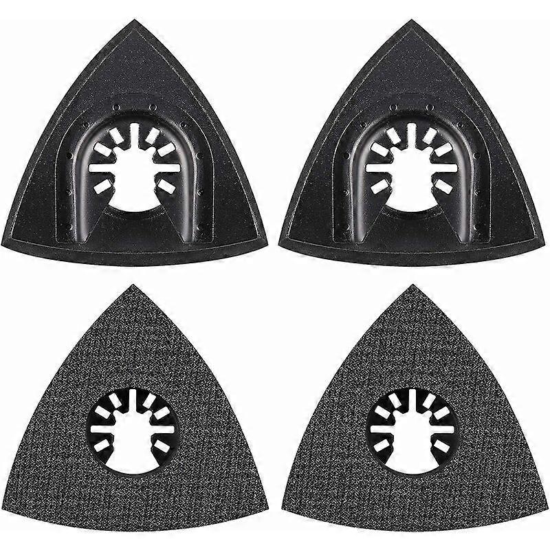 4Pcs Sanding Pad 80mm Multi Tool Accessories for Attachment Pad, Multi Tool Blade