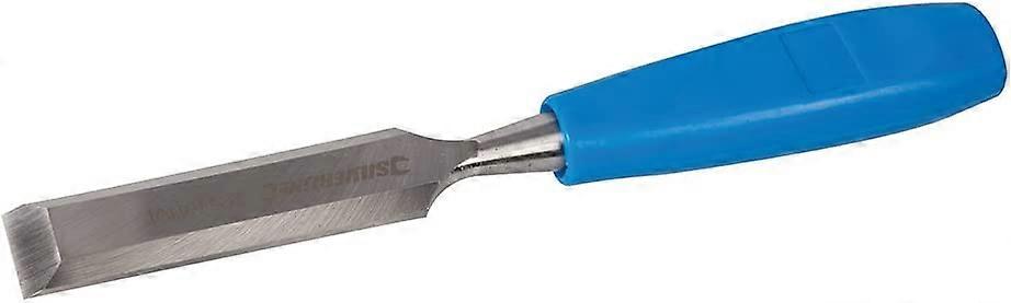 Blue wood chisel flat handle, cutting edge 25mm