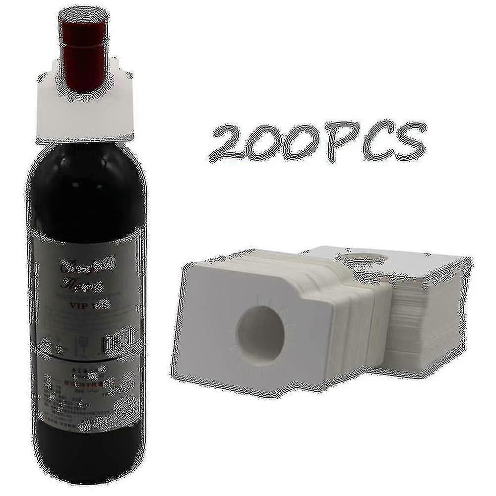 Wine Bottle Cellar Label, 200 Pieces Wine Bottle Neck Tags