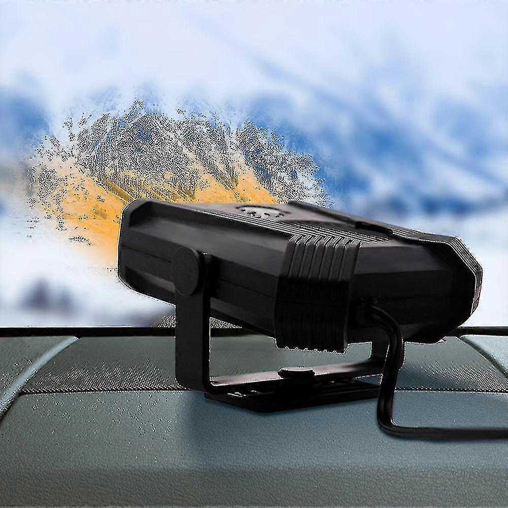 Car Heater, 12v/24v Portable Heater , Defrosting Electric Heater Fan With Cigarette Lighter Plug