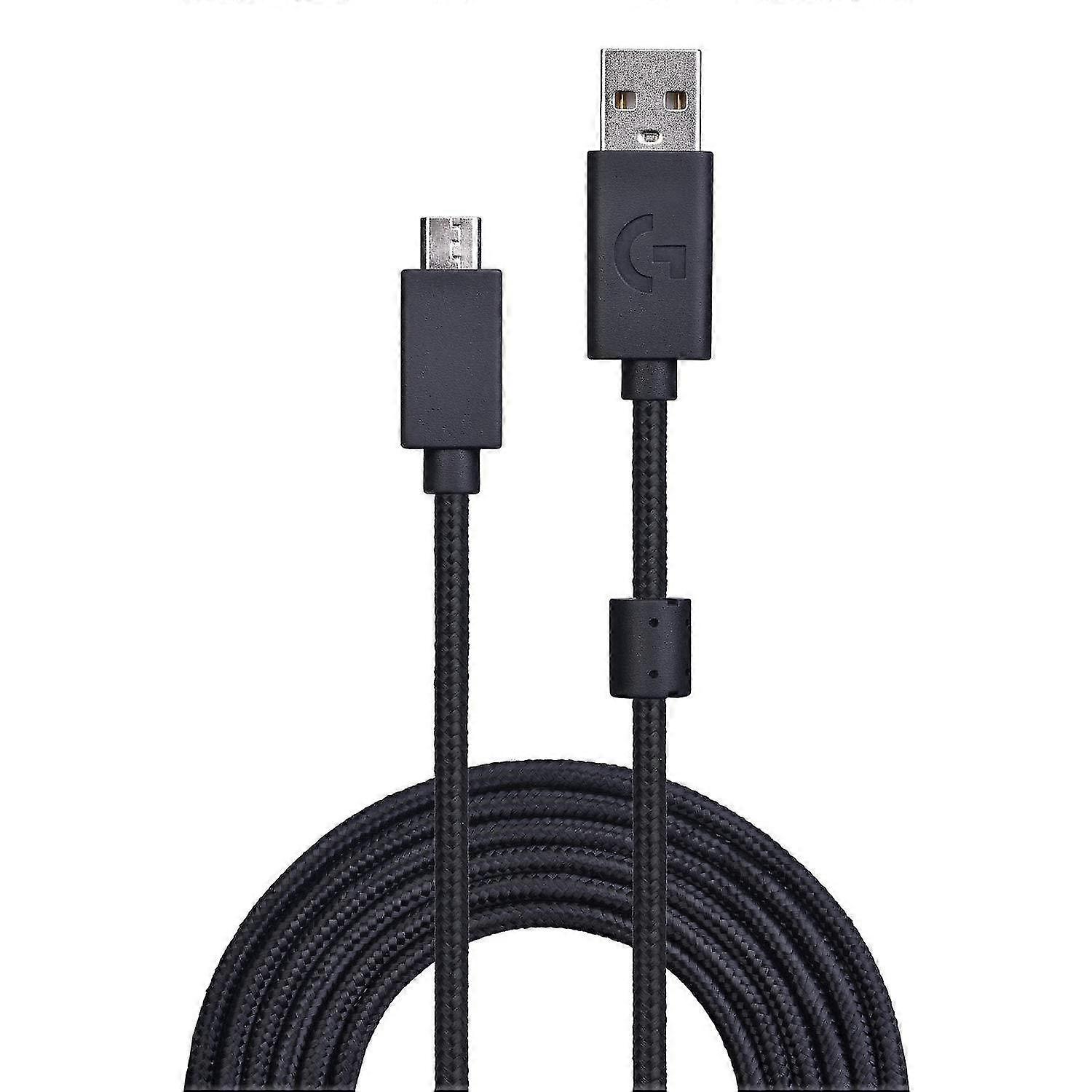 Logitech G915 Tkl Klavye için Yedek Naylon Örgülü Kablo Mikro Usb Dişi Adaptör