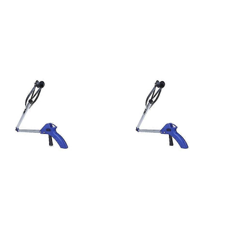 2pcs Multi-purpose Trigger-action Foldable Ultralight Aluminum Reacher