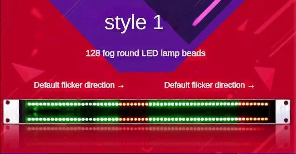 Armoire stéréo 128 Indicateur de niveau de musique à commande vocale Affichage du spectre audio LED Compteur UV électronique