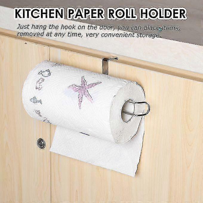 Under Cabinet Paper I Roll Rack Shelf Towel Holder Stand Han