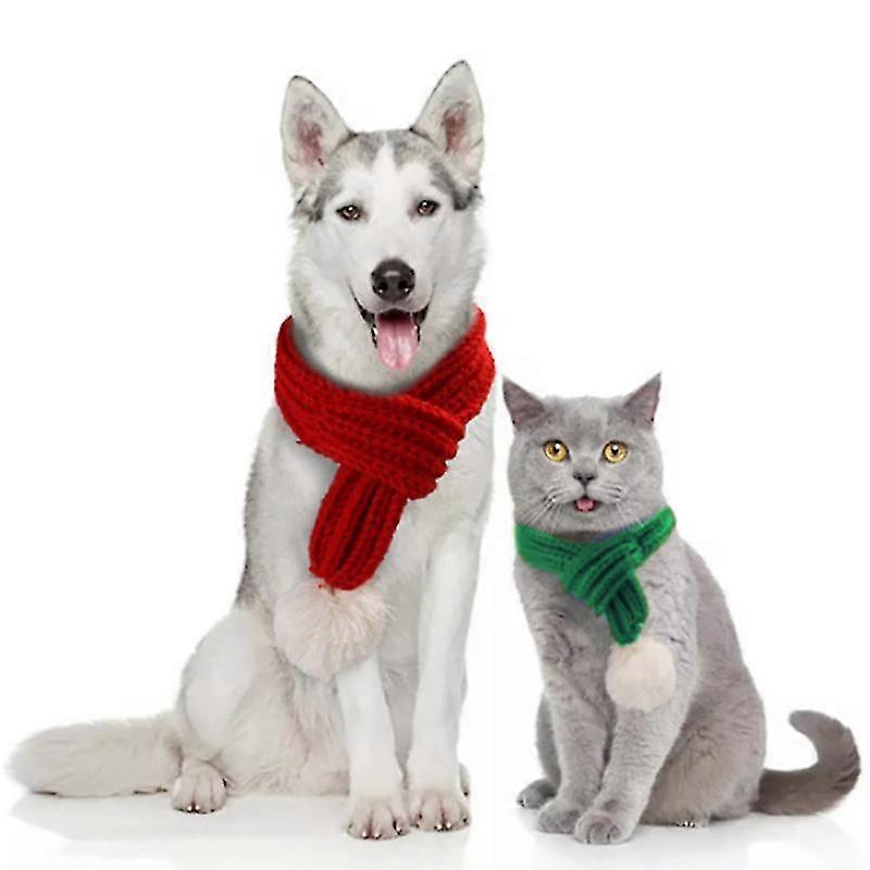 Mimigo猫犬クリスマスコスチュームクリスマススカーフ赤いペットスカーフペットアパレル犬と猫とWH用
