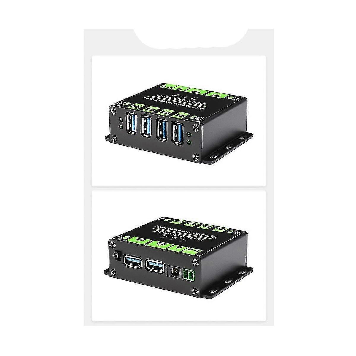 Industrial 4-way Usb3.2 Gen 1 Hub 2in-4out Dual Shared Random Switching Multiple Protection Circui