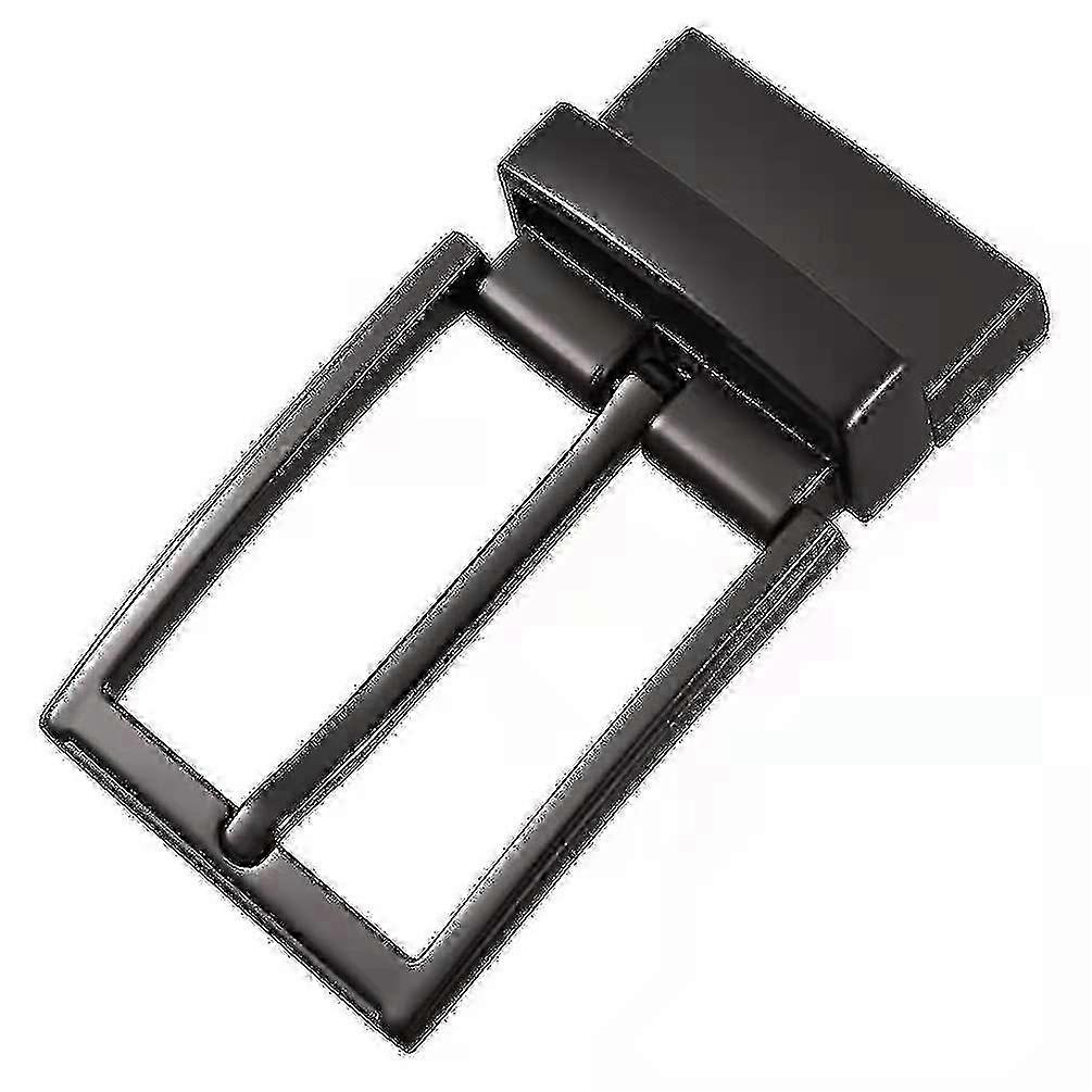 Männer Reversibler Gürtelkopf Rotary Pin Buckle Legierung Metall Gürtelschnalle Single Prong_f-