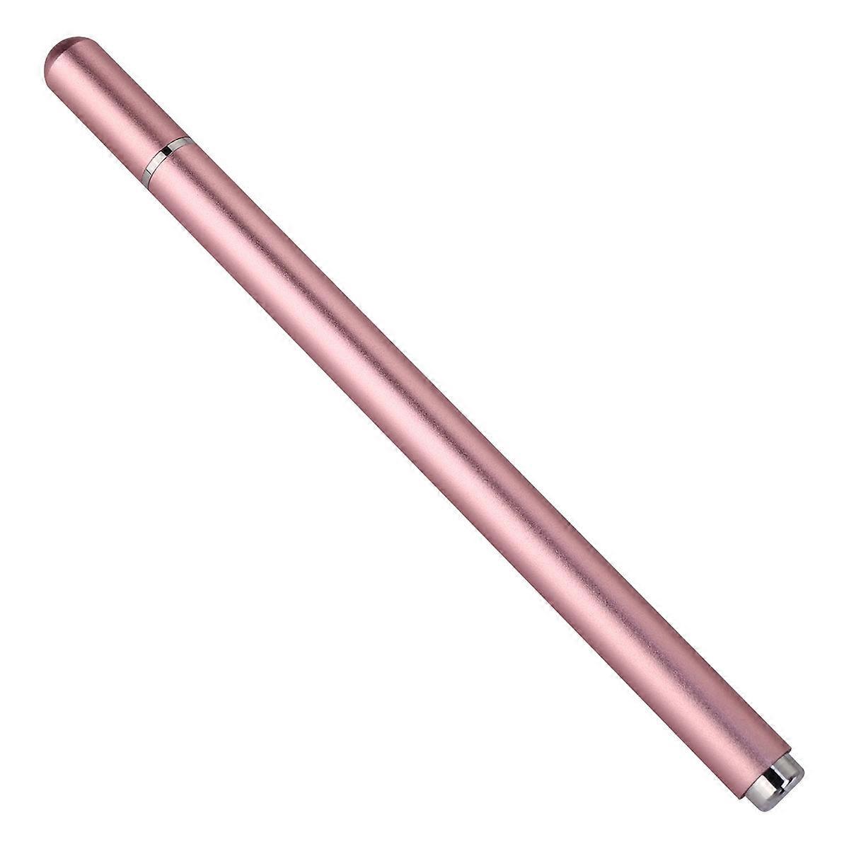 1pc Point Reading Machine Tablet Computer Disk Magnetic Capacitance Stylus Pen Suitable for All Touch Screens Cell Phones Tablets (Rose Gold)