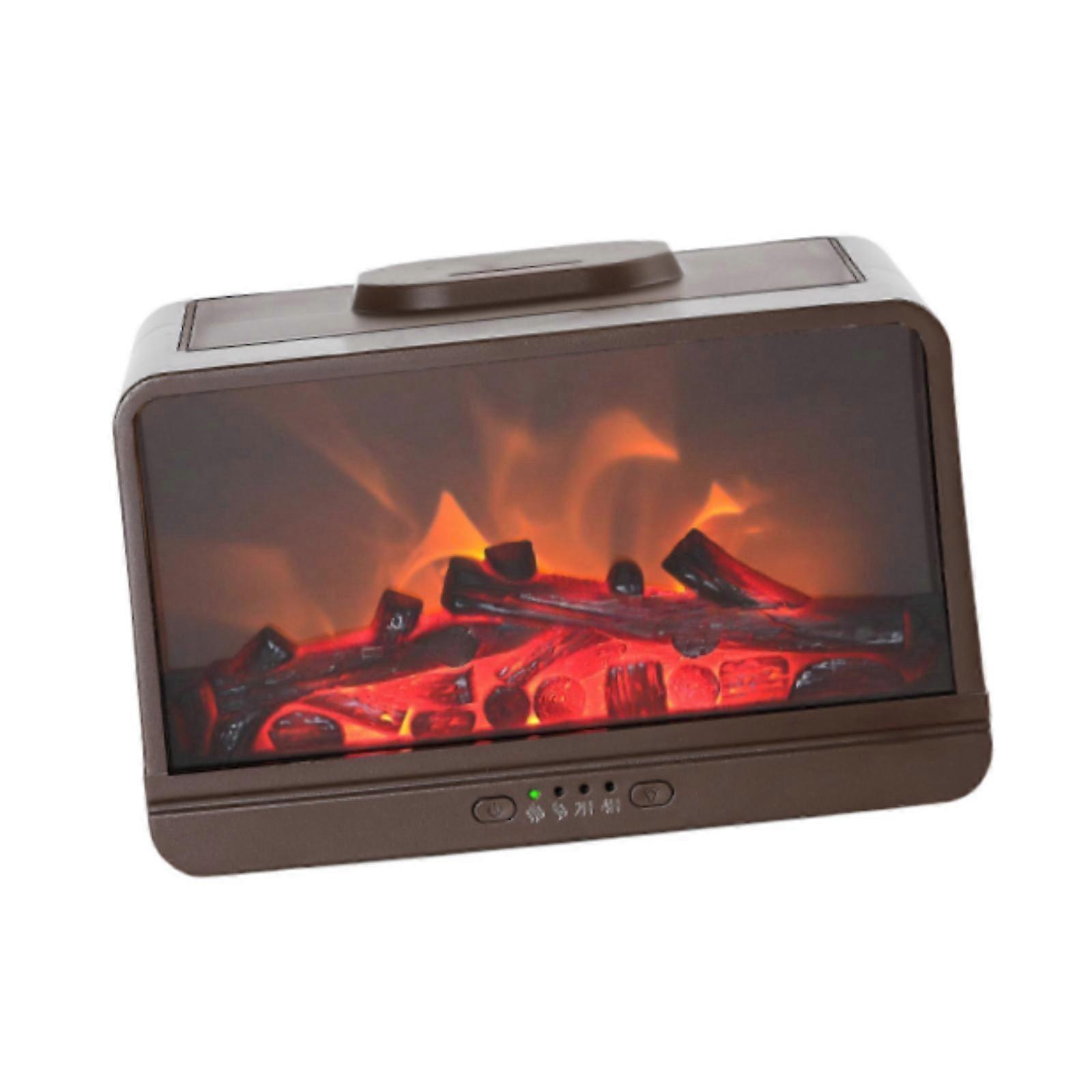 Flame Air Humidifier Quiet Essential Oil Diffuser for Office Living Room SPA