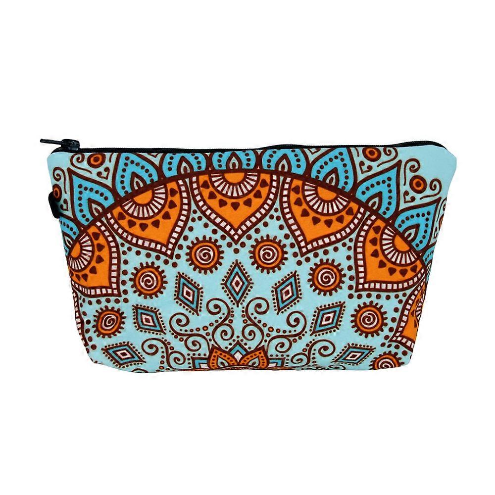 Print Pattern Kozmetikai táska Női kuplung multifunkcionális utazó tárolótáska