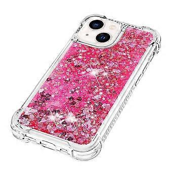 JAHOLAN Funda transparente para iPhone 13 Mini con flores