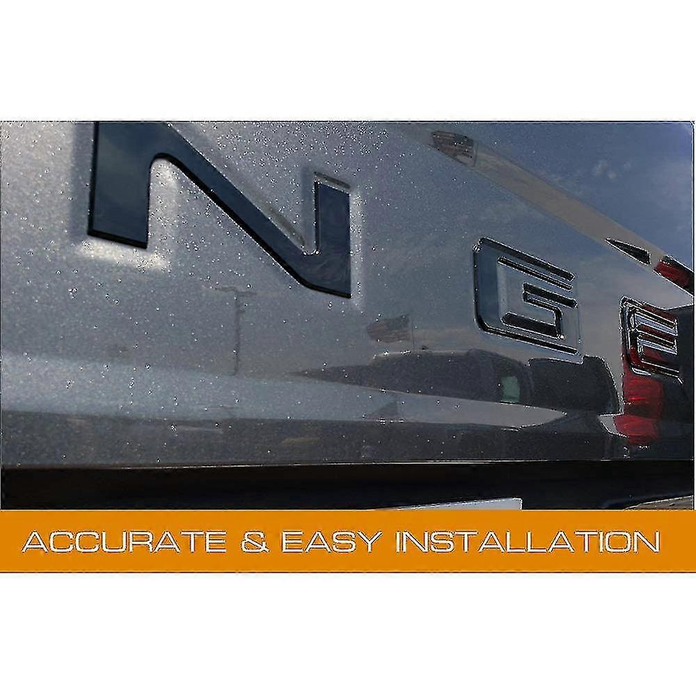 Tailgate Insert Letters For Ford Ranger 2019 2020, Emblems (black ...