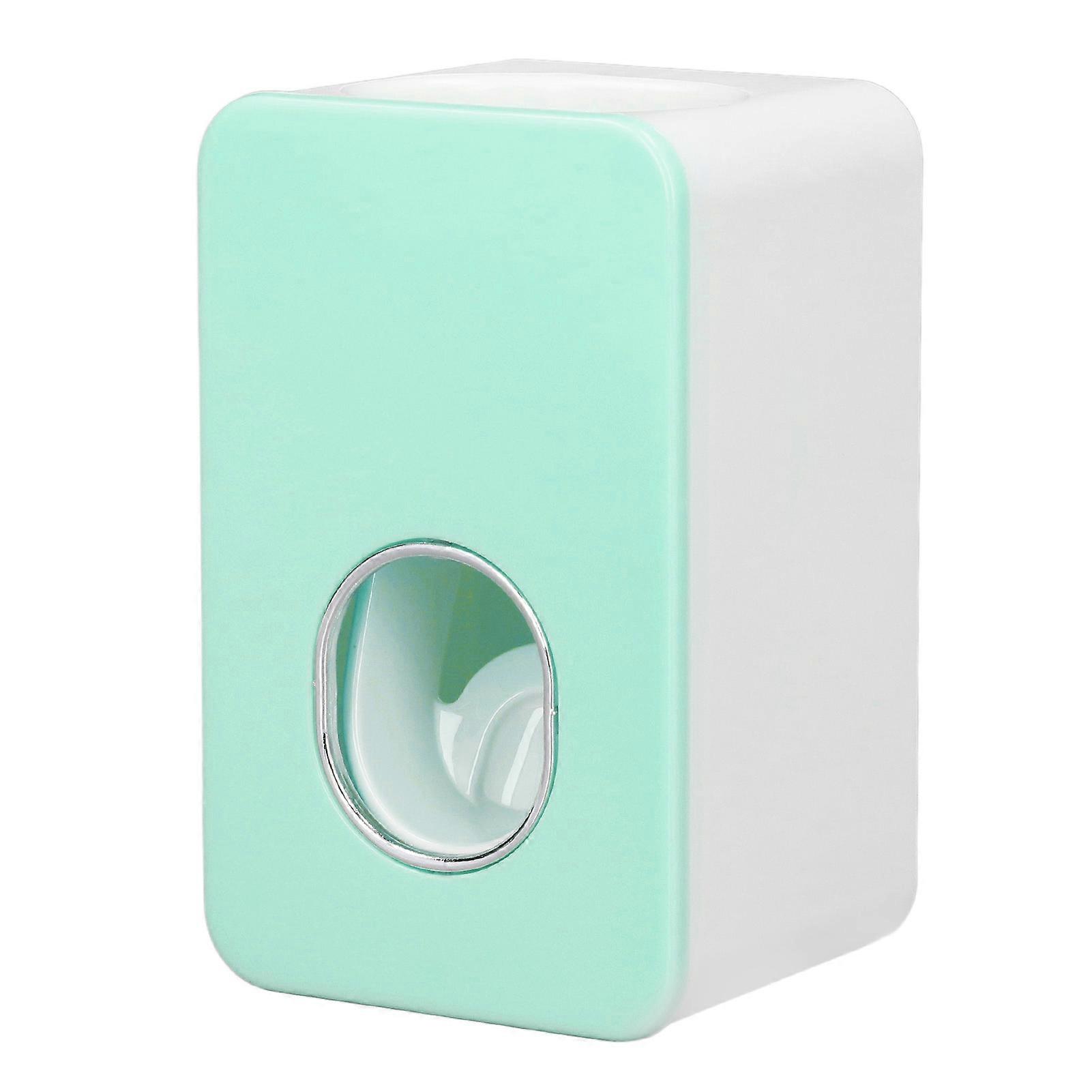 Green Wall Mounted Automatic Toothpaste Squeezer Dispenser Easy Installation for Bathroom Home
