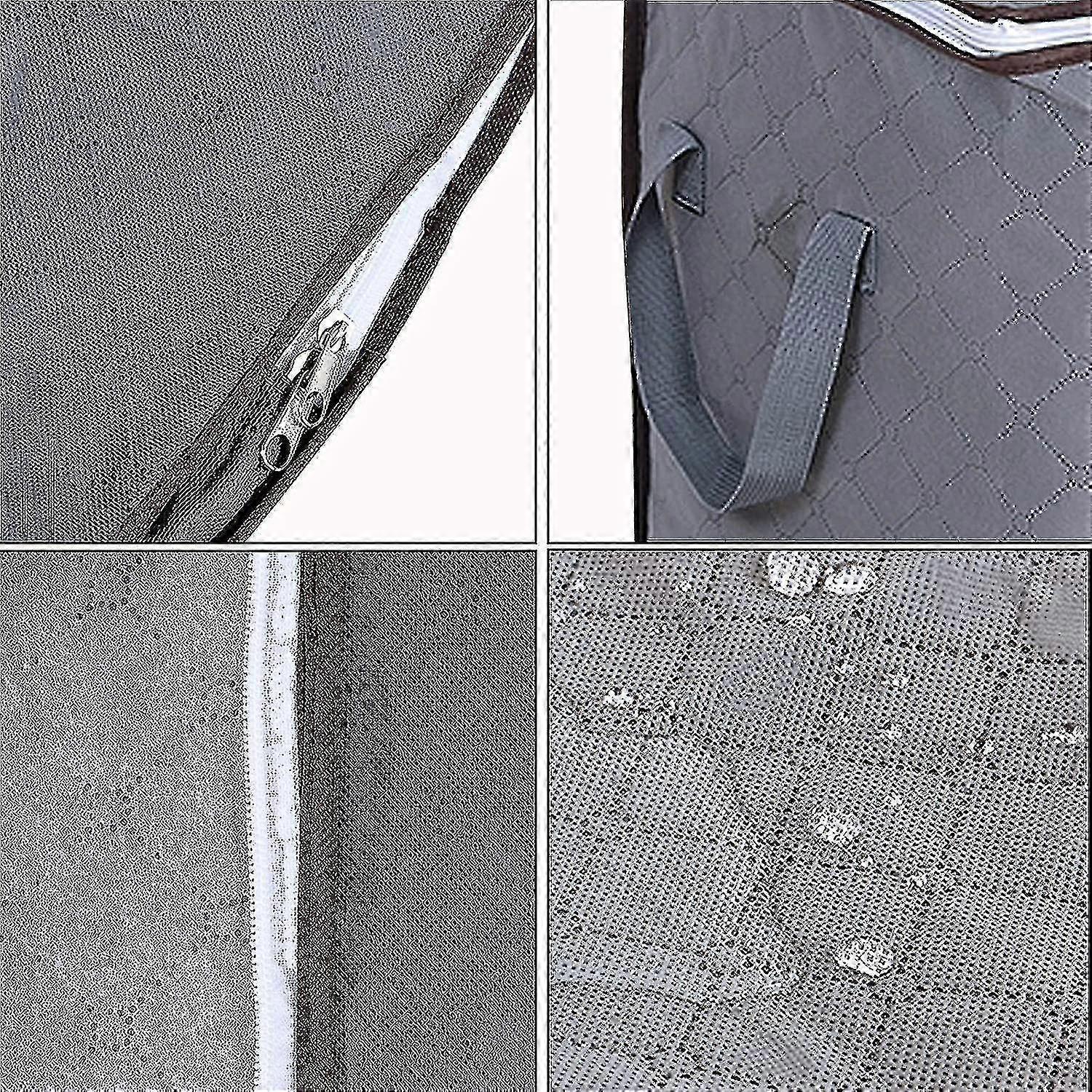 Gz Storage Bag Large 4 Pieces, Foldable Clothes Storage With Durable