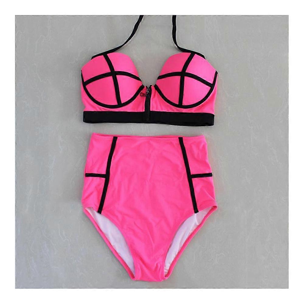 سحاب تمرين الضغط عالية الخصر Anhti إفراغ ملابس السباحة ملابس السباحة