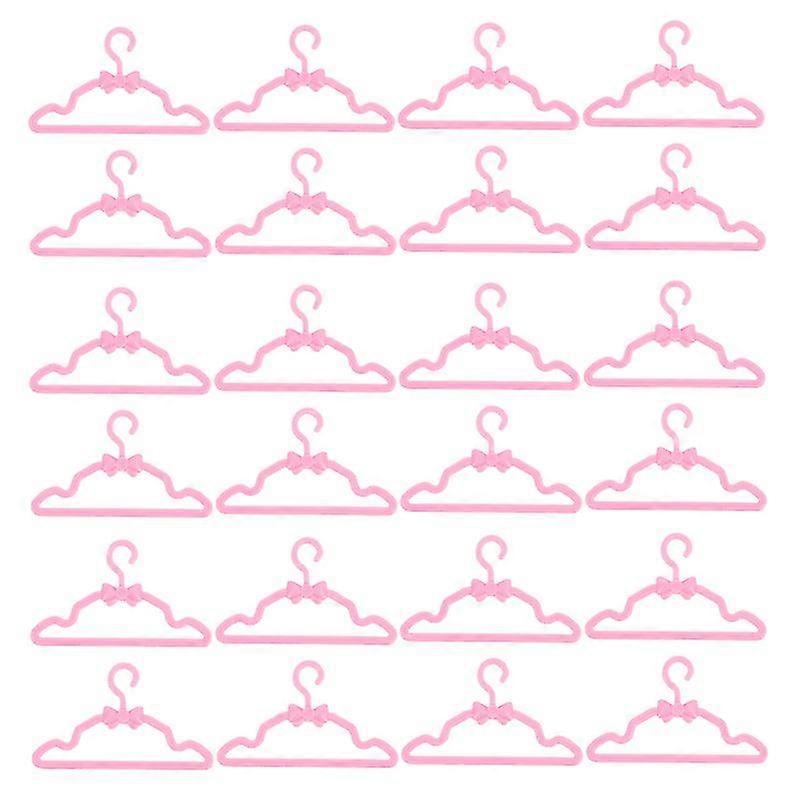 100pcs Miniature Clothes Hangers