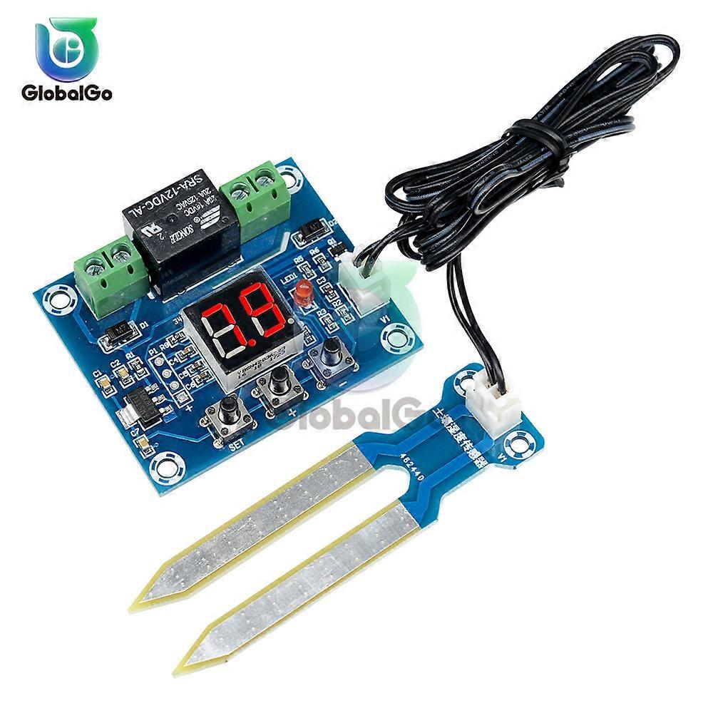 XH-M214 12V Soil Moisture Sensor Module Automatic Digital Display Humidity Sensor Controller Switch Output