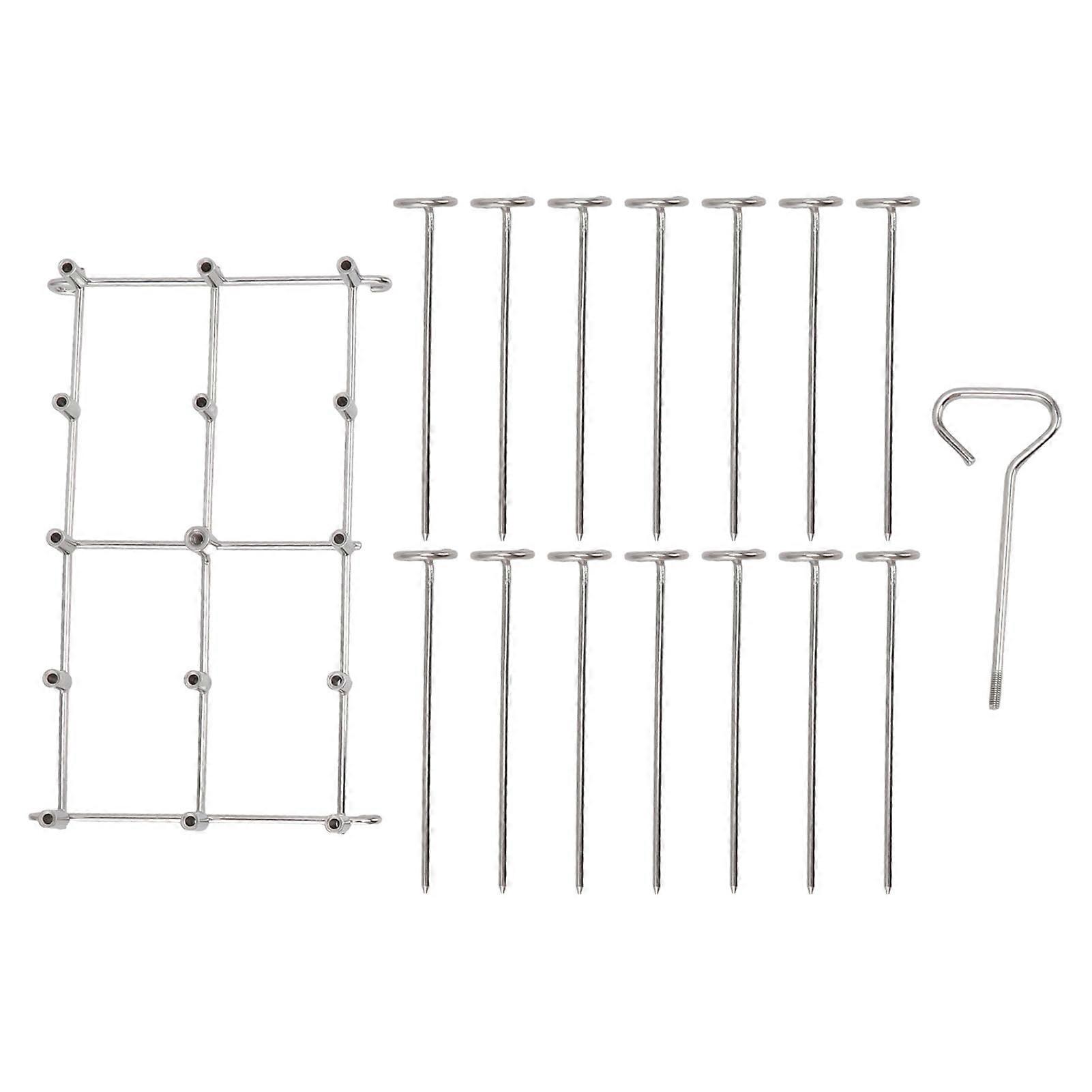 حامل سيخ 8QT حامل سيخ عمودي للشواء لملحقات مقلاة المطبخ Ninja DZ201 Foodi