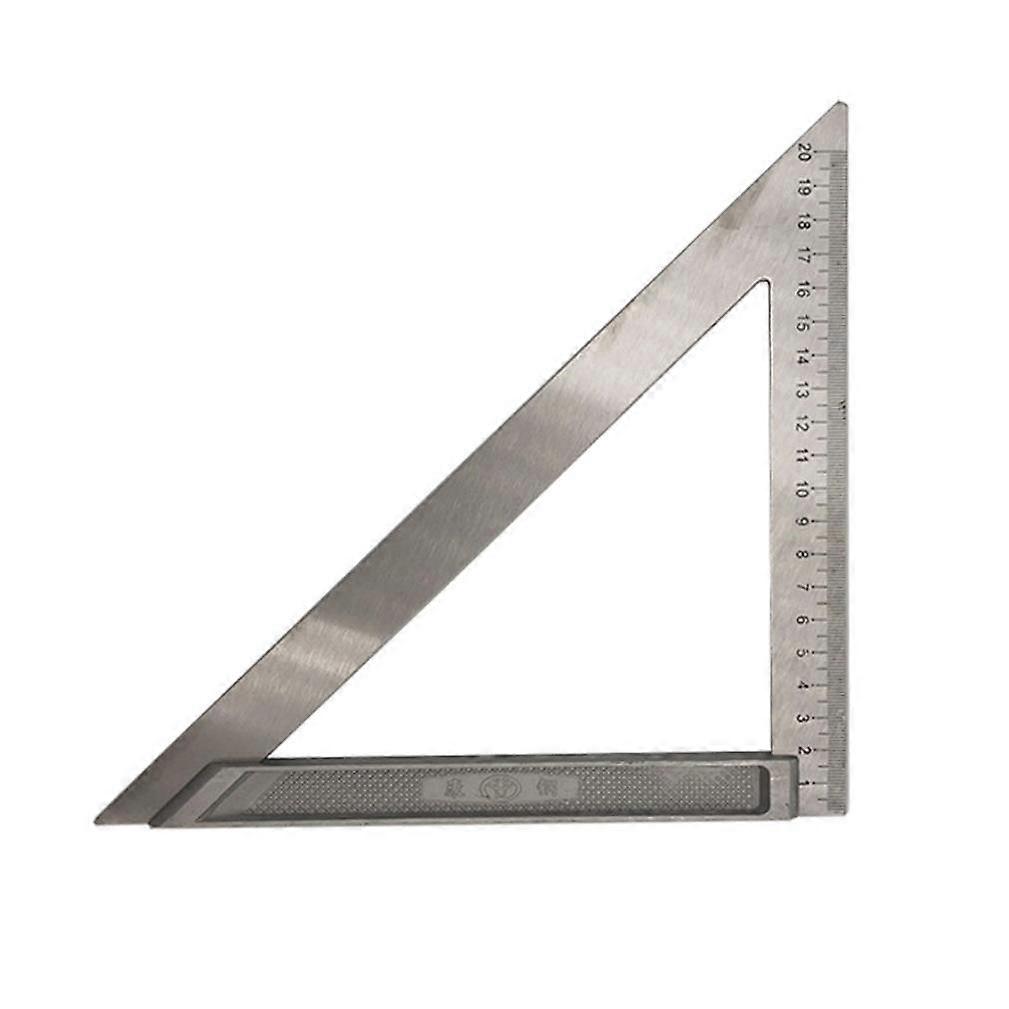 200mm Triangle Square Metal Square Woodworking Square Angle Tool Aluminum Alloy Rafter Square for Carpenter