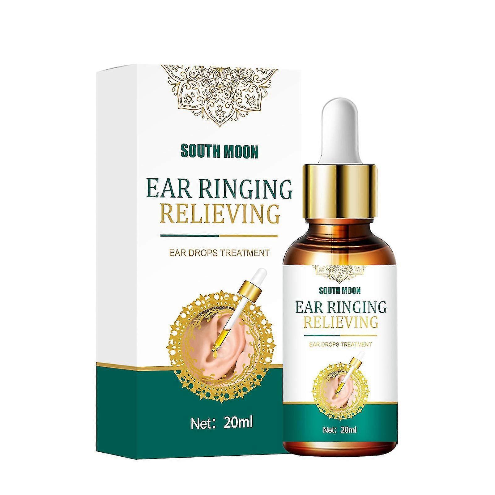 Gouttes auriculaires pour acouphènes, nettoyant doux pour les oreilles, traitement des infections de l'oreille, solution nettoyante