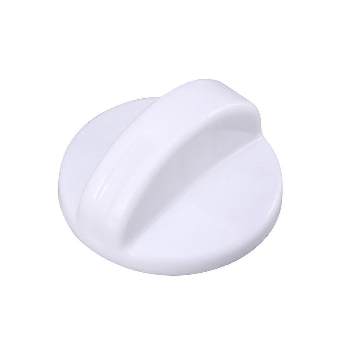 Plastic Washer Dryer Selector Washing Machine Timer Control Knob (White Omnipotent)