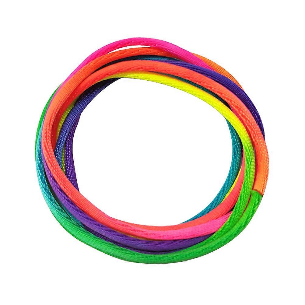 10 PZ Dito Stringa Giocattolo Arcobaleno Colorato Culla Stringa Giocattoli Educativi Stringa Mano Gioco Forniture per Bambini Bambini