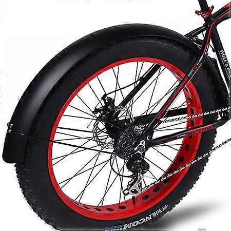 Wolf's Fang 26*4.0 Fat Snow Wide Tire Bike Fender Cykeltilbehør Iron Materiale Stærk holdbar Fuld dækning Gratis forsendelse
