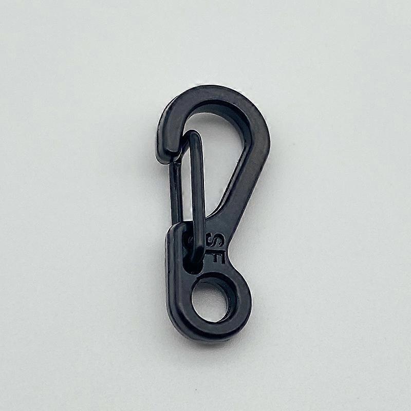 Silver Set of 40 Mini Carabiner Hook for Climbing Excursion - Keyring - Maximum Weight 15kg - Hanging Accessories for Extending
