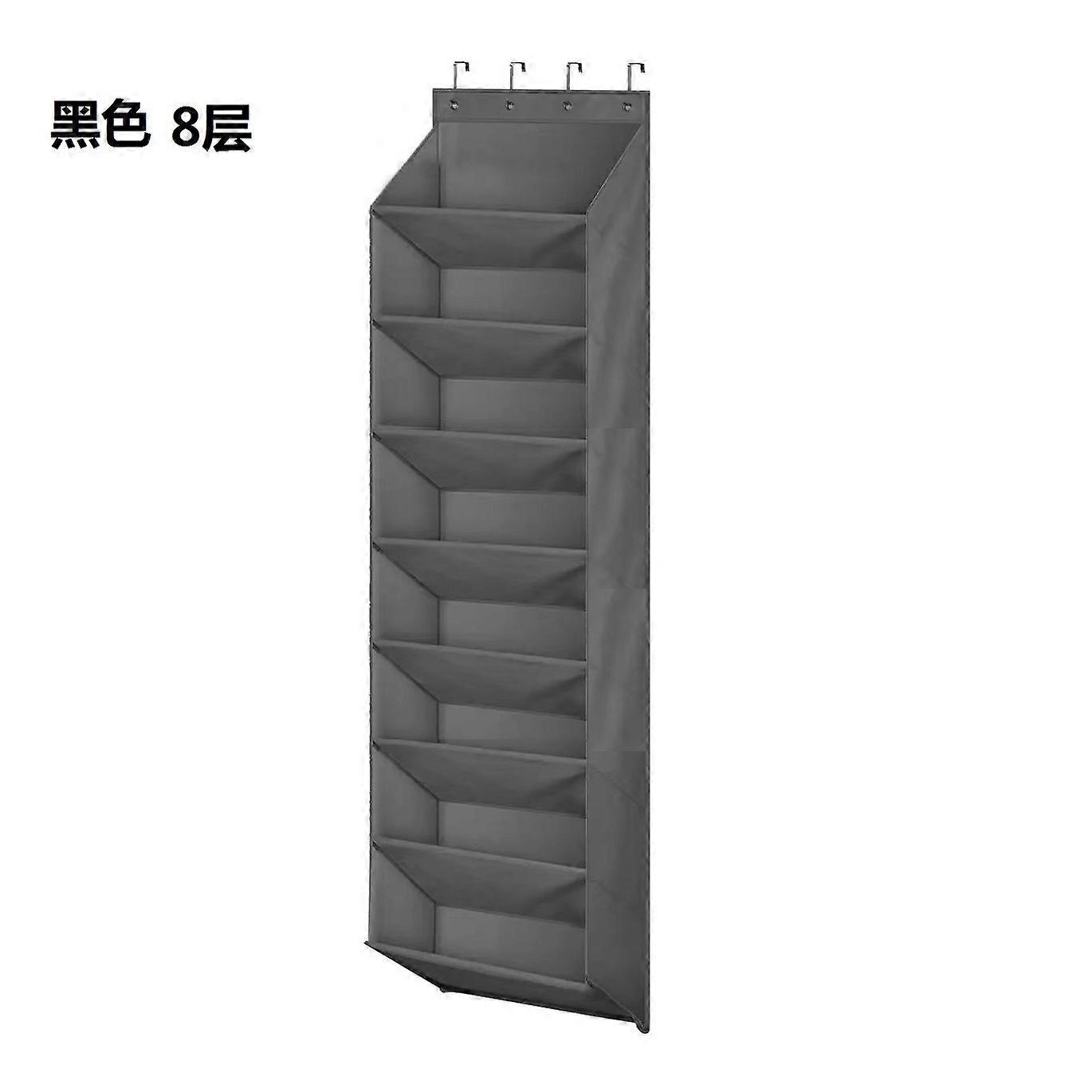 Door shoe cabinet, suitable for wardrobes, with large deep pockets, narrow shoe rack for door hanging boot storage